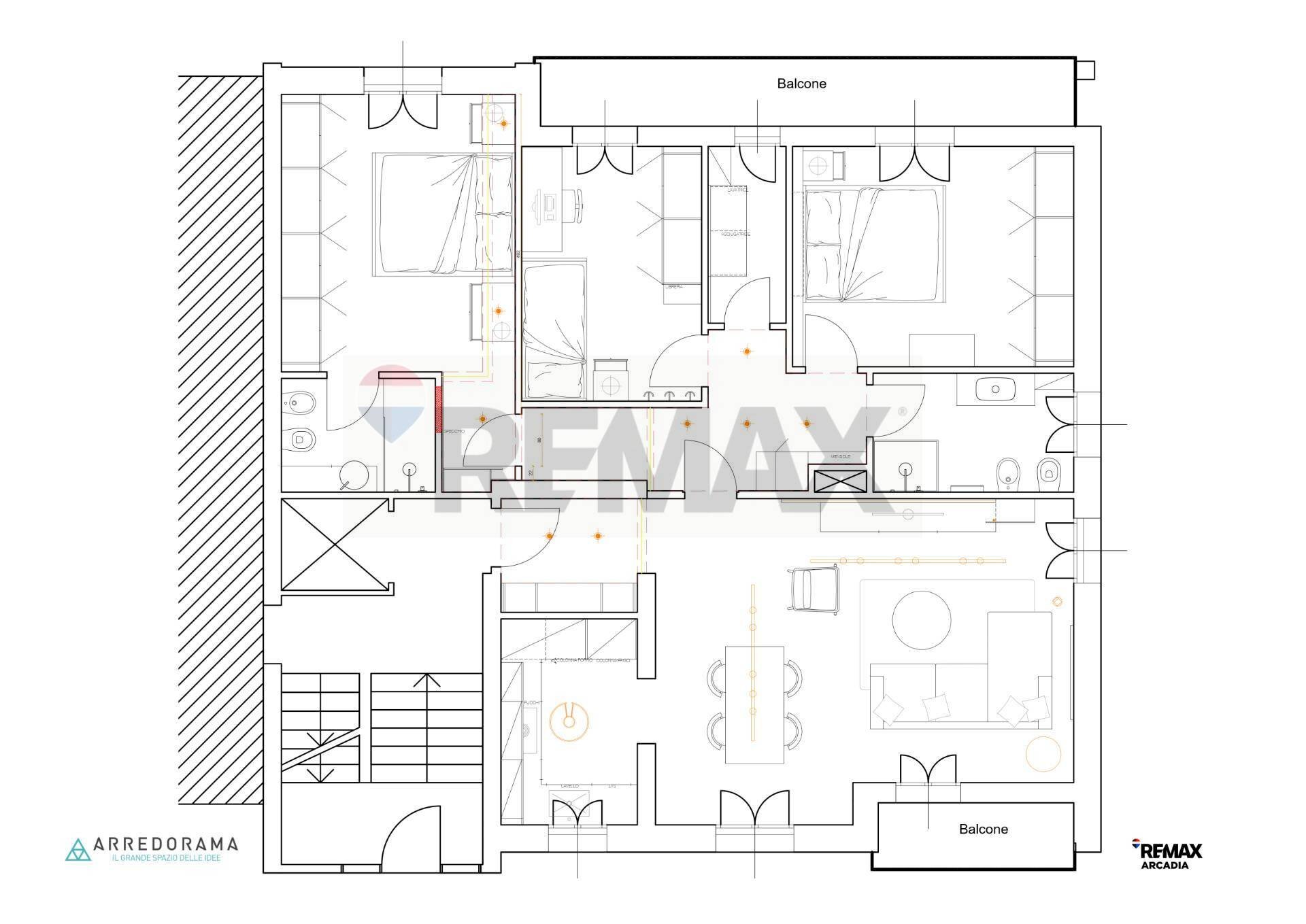 Pianta 2D - Quadrilocale Viale martiri della Libertà
 
18, Fidenza - planimetria 1