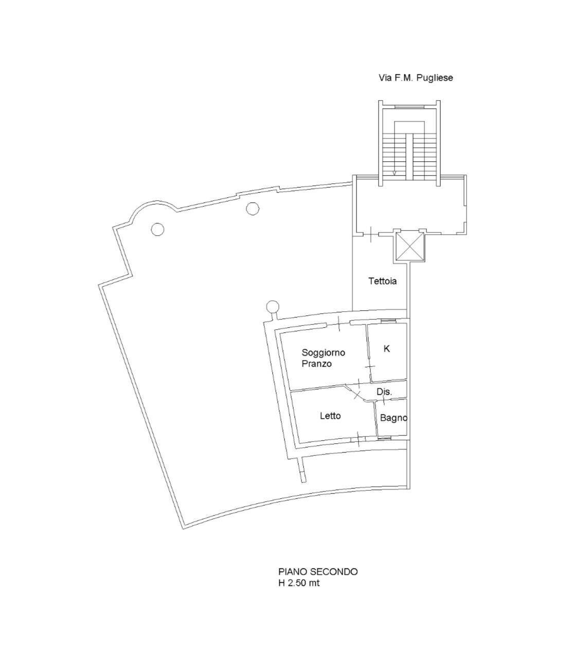 Foto 23 - Attico via Filippo Maria Pugliese
 
29, Lecce - planimetria 1