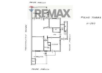 Pianta 2D - Casa semi indipendente Via Cesare Terranova
 
33, Palermo - foto 51