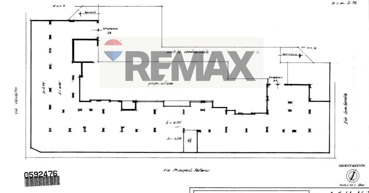 Pianta 2D - Box via veneto
 
3, Palermo - planimetria 1