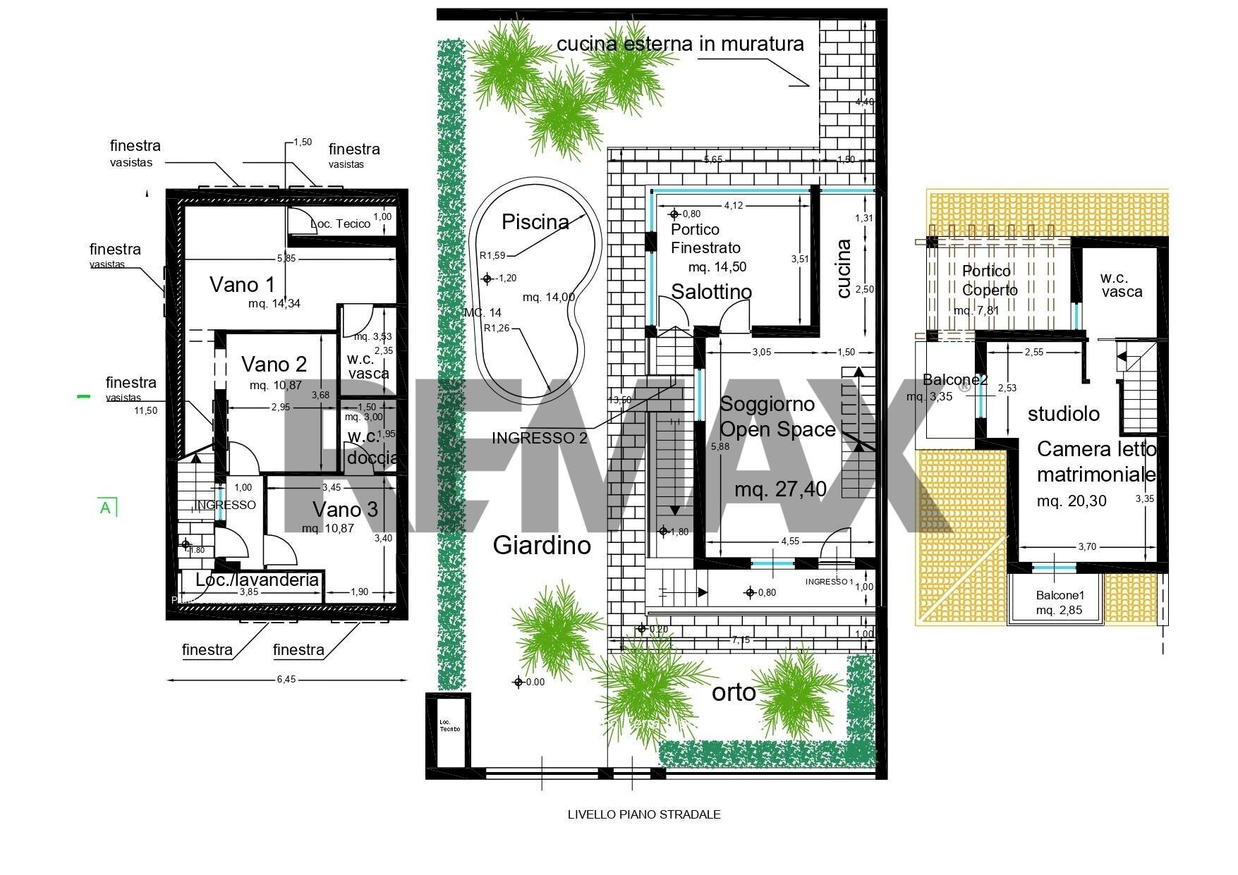 Pianta 2D - Casa semi indipendente Via Don Carlo Gnocchi
 
4, Carini - planimetria 1