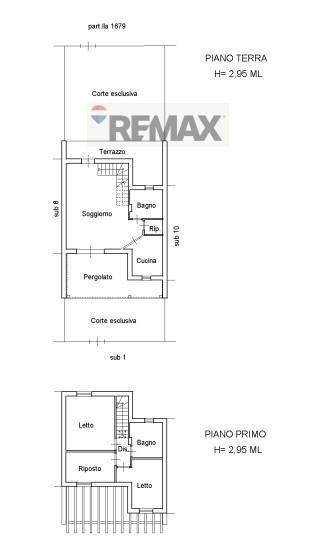 Pianta 2D - Villa a Schiera Via Agliandroni
 
21, Terrasini - planimetria 1