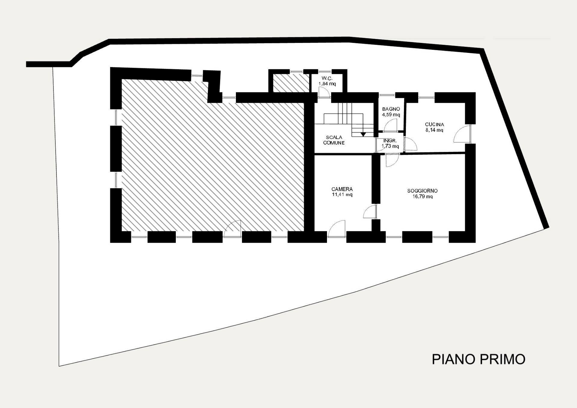 Foto 19 - Trilocale Viale Dei Finanzieri
 
46, Tonezza del Cimone - planimetria 1