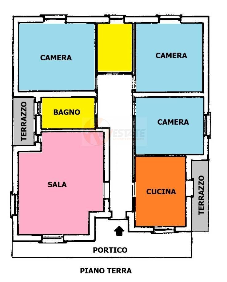 Foto 24 - Casa semi indipendente Via Puccini
 
4, Perfugas - planimetria 1