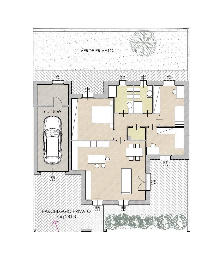 Foto 12 - Villa Via Piave, Podenzano - planimetria 1