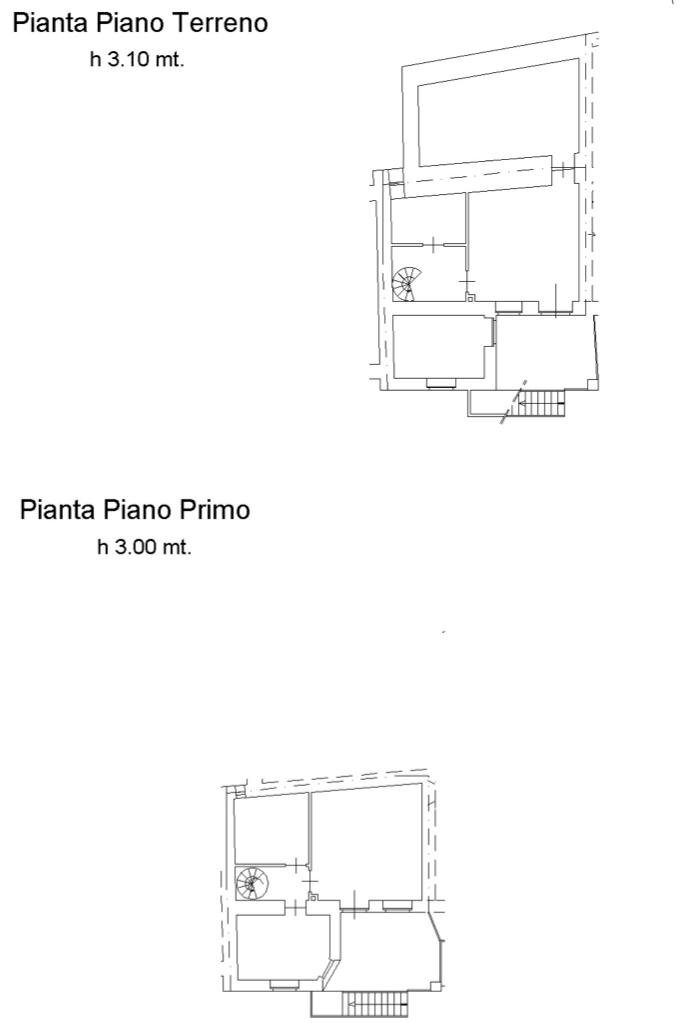Casa semi indipendente Via Malandrino, Val della Torre - planimetria 1