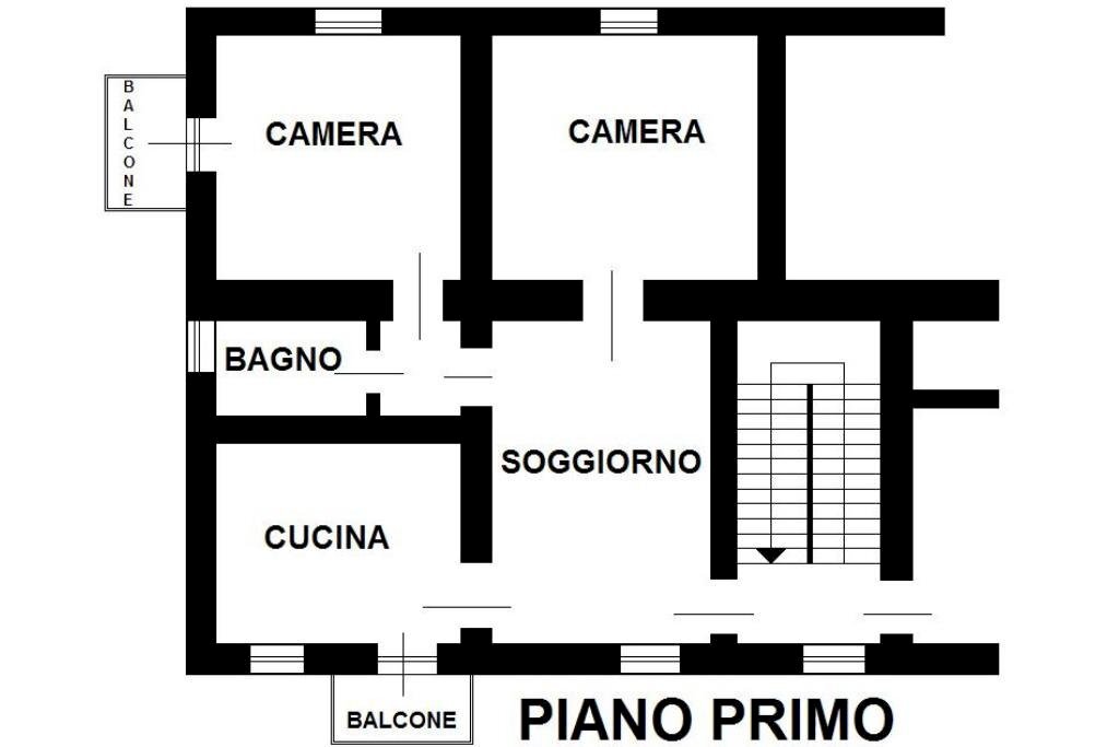 Four-room apartment Via Torino, Vigone - floor plans 1