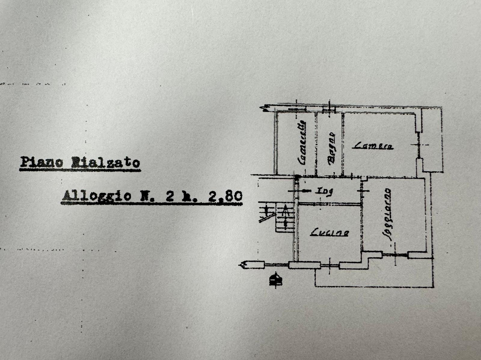 Quadrilocale Via Cave, 65, Bagnolo Piemonte - planimetria 1