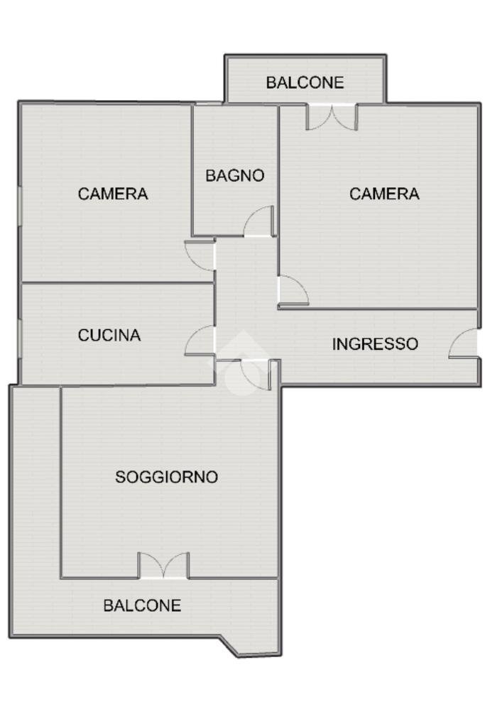 Trilocale Largo Arcobaleno, Albissola Marina - planimetria 1