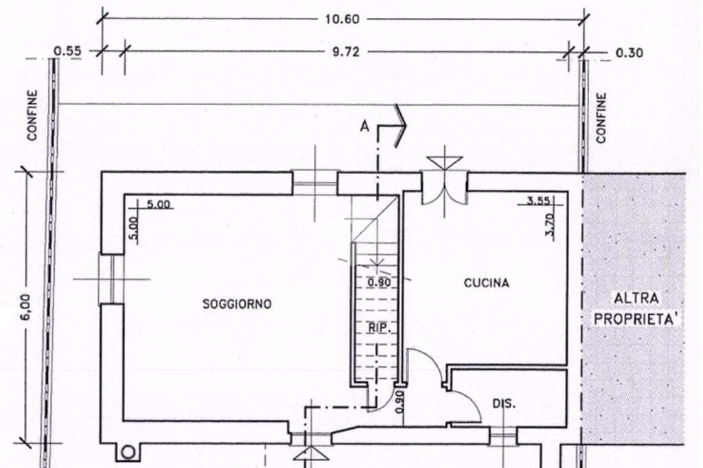 Villa a Schiera Via parma, Chiavari - planimetria 1