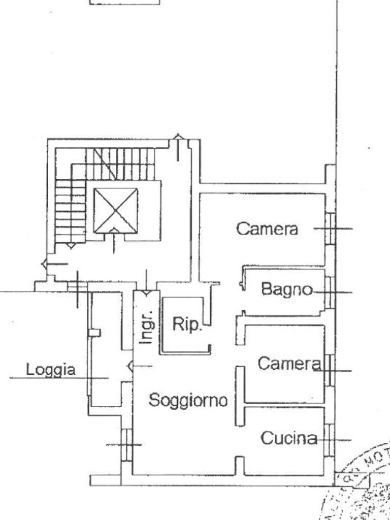 Quadrilocale Via sandro pertini, Monte San Pietro - planimetria 1
