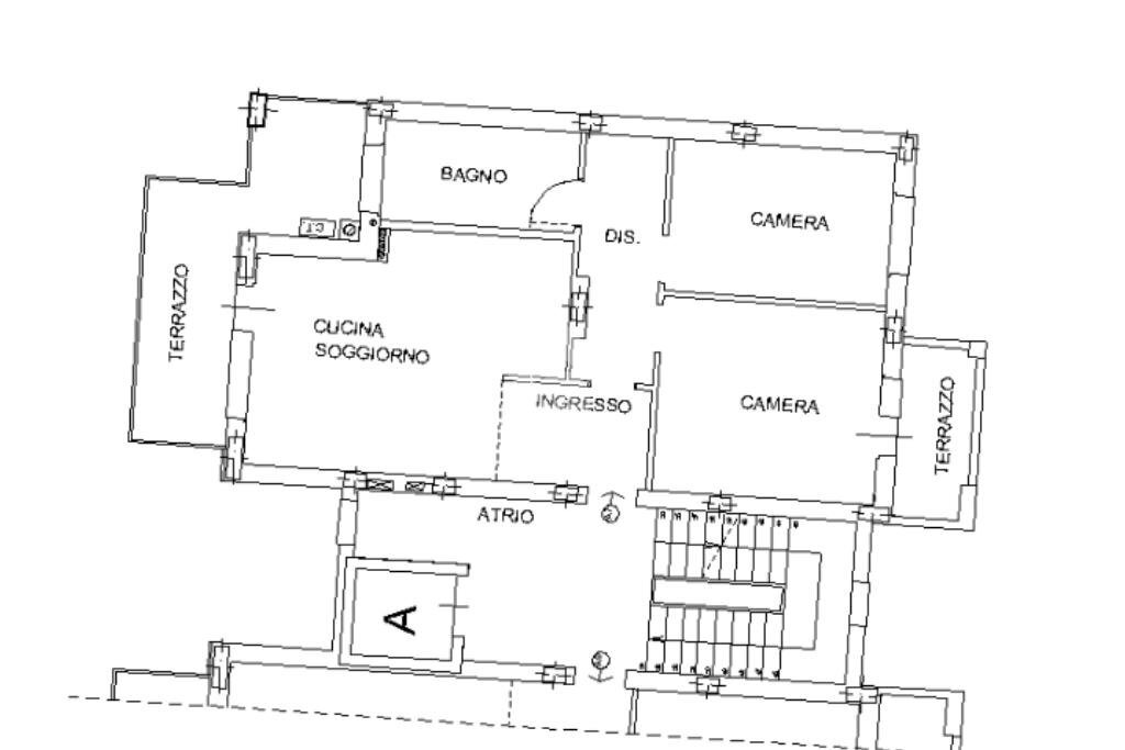 Trilocale Via 11 Settembre, Calderara di Reno - planimetria 1