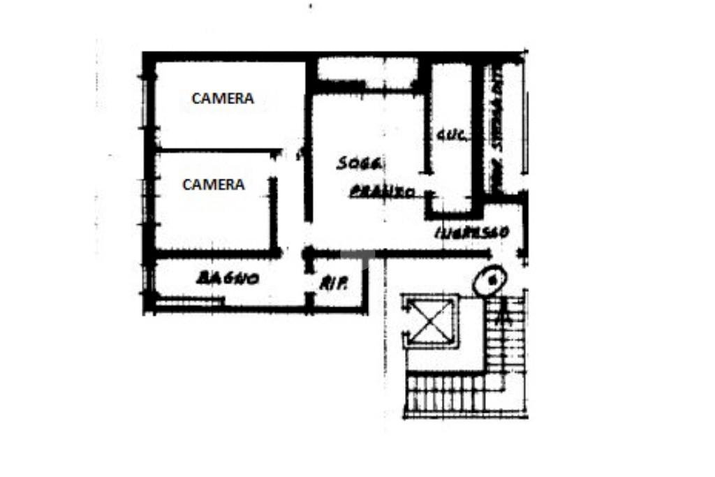 Trilocale Via 1 Maggio, Calderara di Reno - planimetria 1