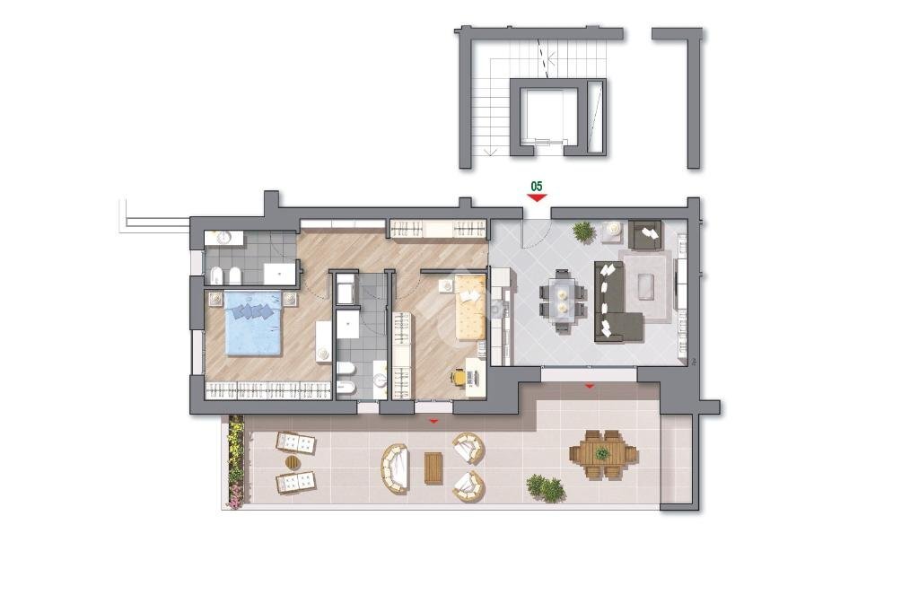 Trilocale Via Speranza, San Lazzaro di Savena - planimetria 1