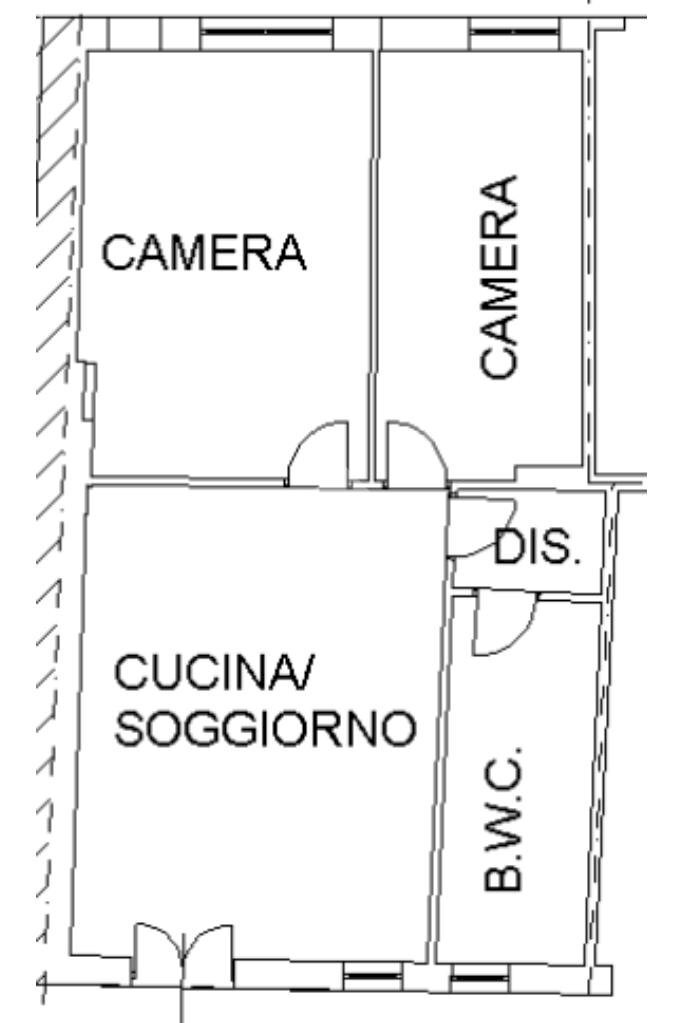 Trilocale Borgata Buratto Inferiore, San Carlo Canavese - planimetria 1