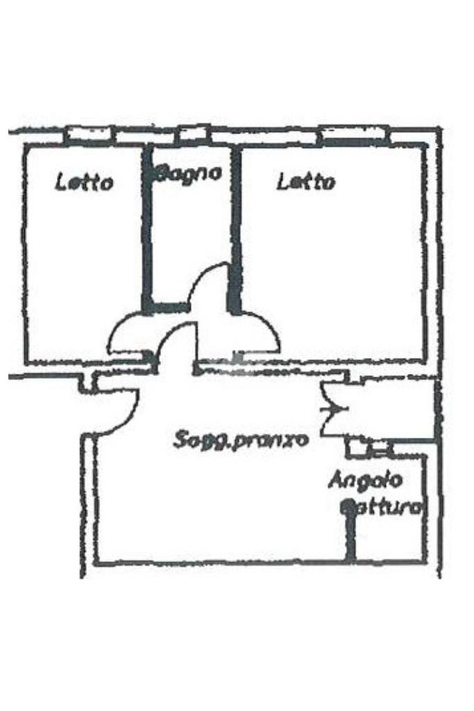 Three-room apartment Via giuriolo, Molinella - floor plans 1