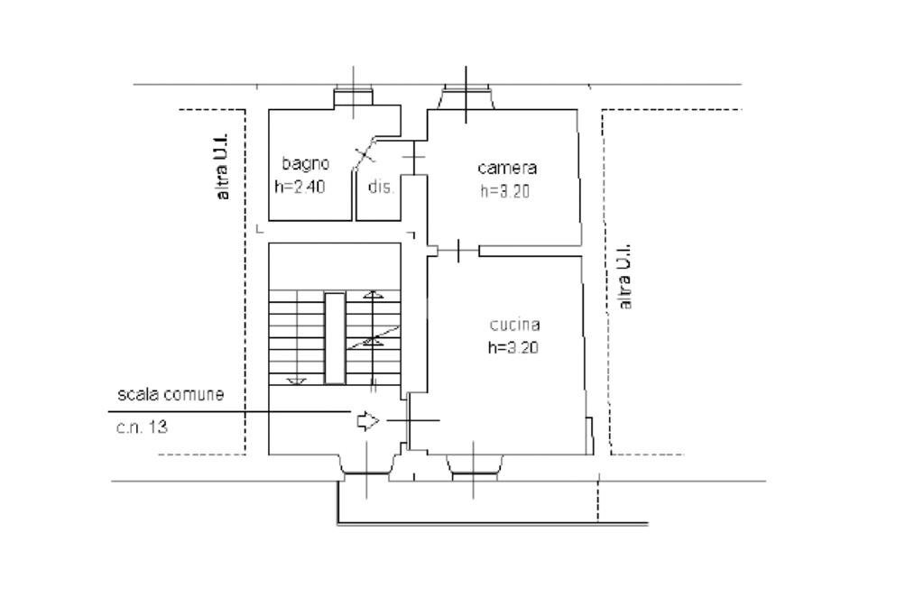Two-room apartment Via Colombaro, Mappano - floor plans 1
