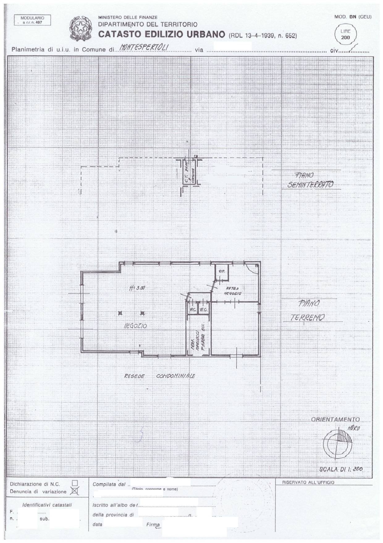 Foto 1 - Appartamento Montespertoli - planimetria 1