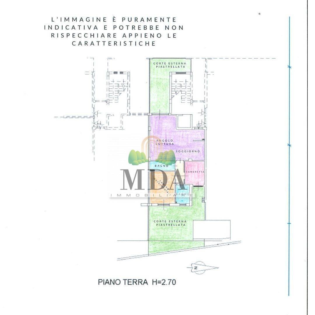Foto 30 - Appartamento Via Palazzi, Spinetoli - planimetria 1