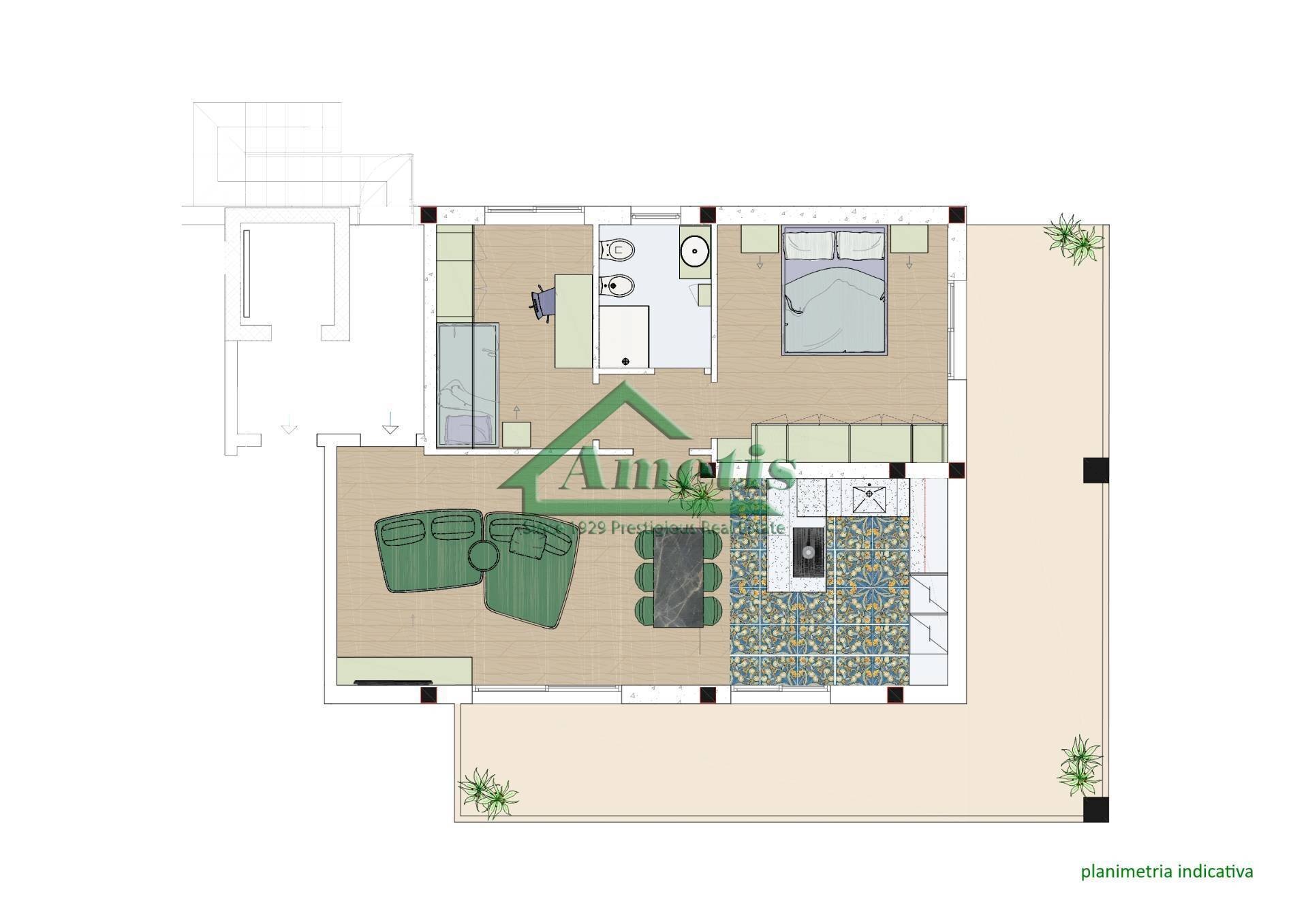 Foto 16 - Three-room apartment Via San Stevi Inferiore, Santo Stefano al Mare - floor plans 1