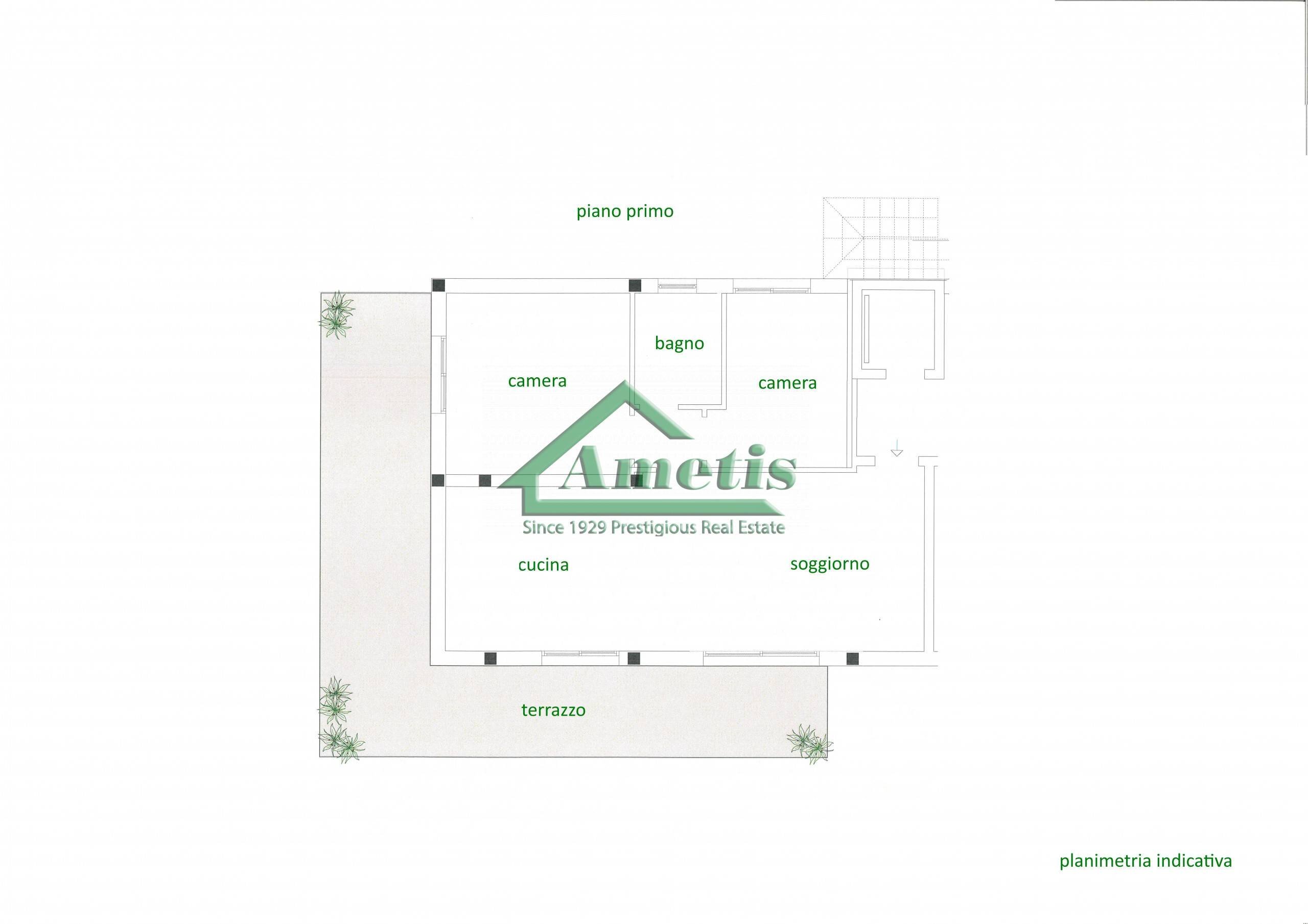 Foto 16 - Trilocale Via San Stevi Inferiore, Santo Stefano al Mare - planimetria 1