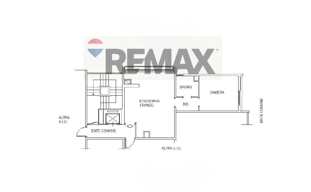 Pianta 2D - Appartamento Basiglio - planimetria 1