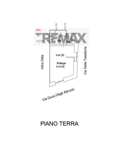 Pianta 2D - Negozio Via Duca Degli Abruzzi
 
97, Catania - planimetria 1