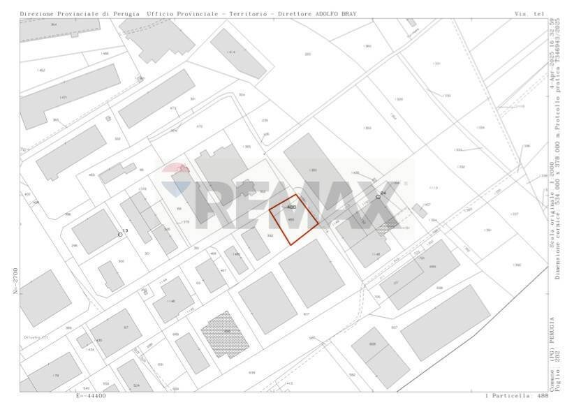 Pianta 2D - Terreno edificabile Perugia - planimetria 1
