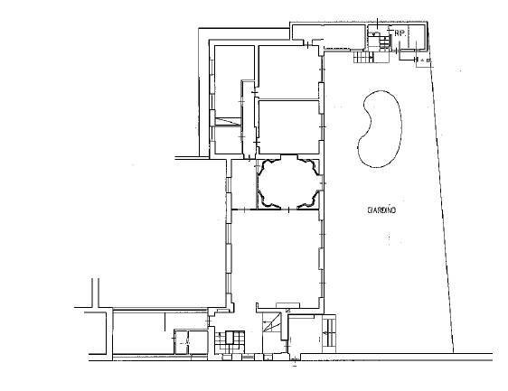 Foto 30 - Villa Viale Di Villa Grazioli, Roma - planimetria 1