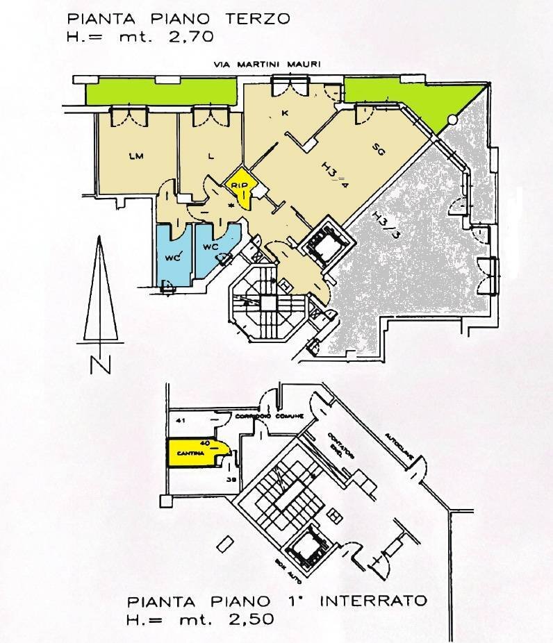 Foto 37 - Quadrilocale C.so Lione
 
85 int 17, Torino - planimetria 1