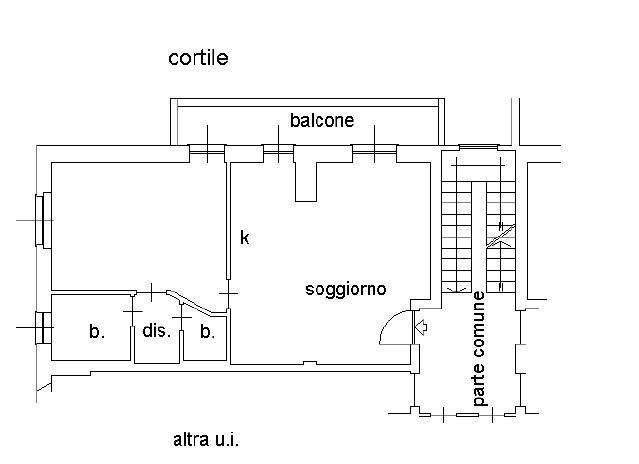 Foto 34 - Bilocale via Dei Guarneri
 
24, Milano - planimetria 1