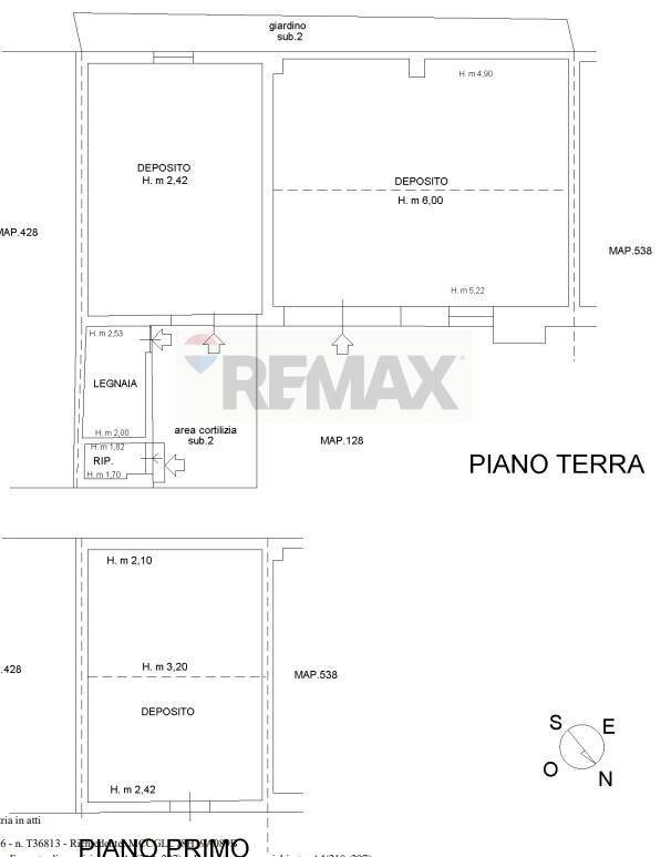 Pianta 2D - Casa semi indipendente Strada Comunale del Mulino
 
5, Lesignano de' Bagni - planimetria 1