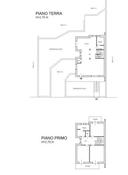 Foto 20 - Appartamento Viale G. Mazzini
 
73, Vicchio - planimetria 1