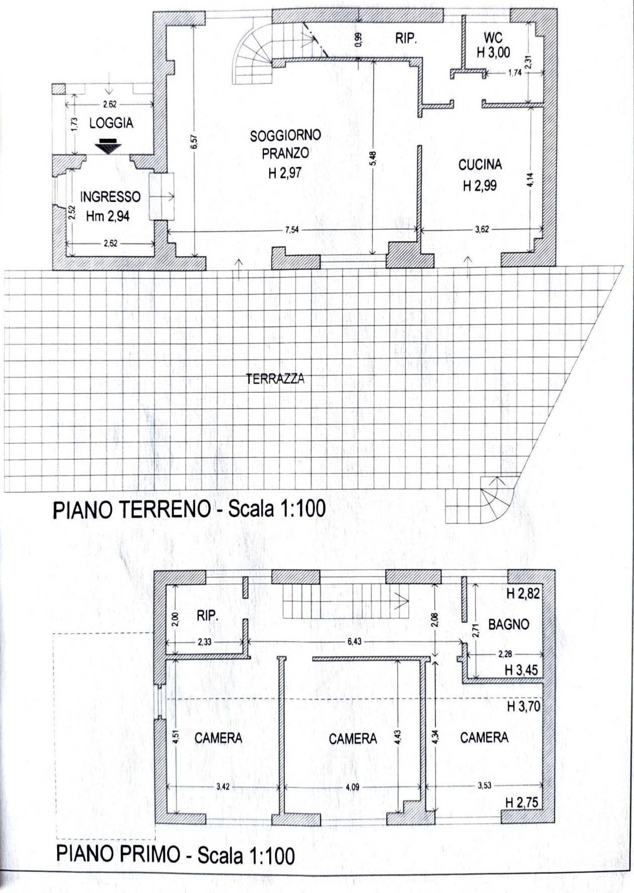 Foto 29 - Rustico via di Monteloro, Pontassieve - planimetria 1