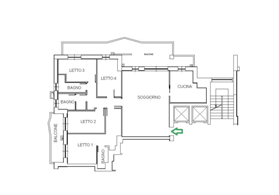 Appartamento Pomezia - planimetria 1