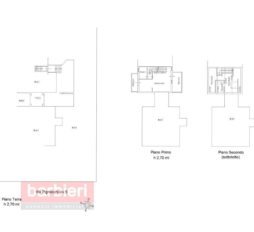 Foto 31 - Trilocale Viale Pignocchi
 
5, Cervia - planimetria 1