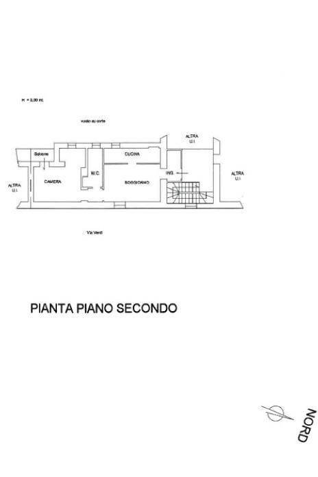 Bilocale piazza Gavino Lugano, Tortona - planimetria 1