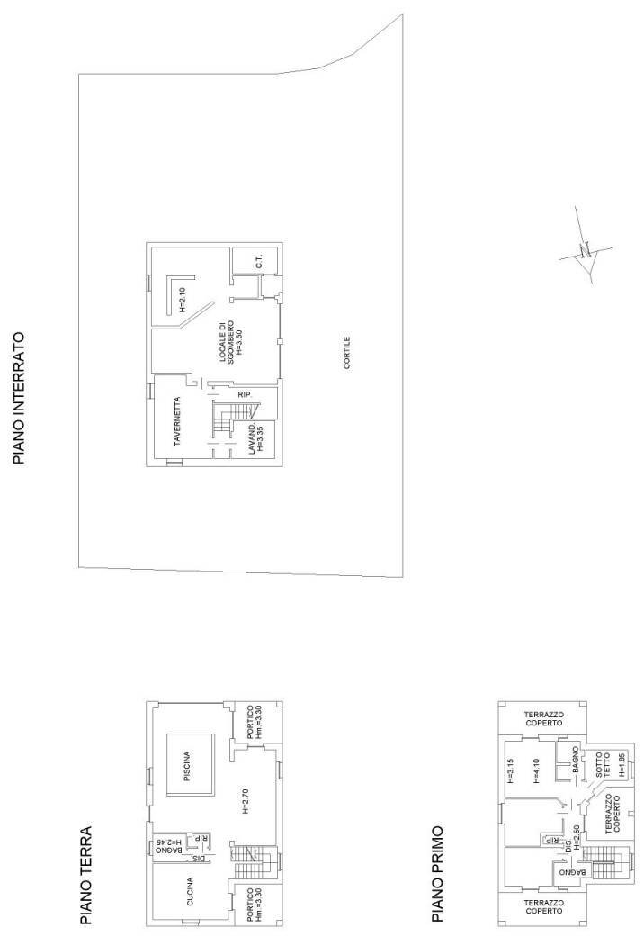 Villa via Viapiana, Montegrosso d'Asti - planimetria 1