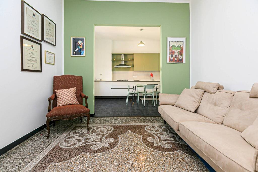 Salone - Trilocale via Eugenio Ruspoli, Genova (zona Foce) - foto 1