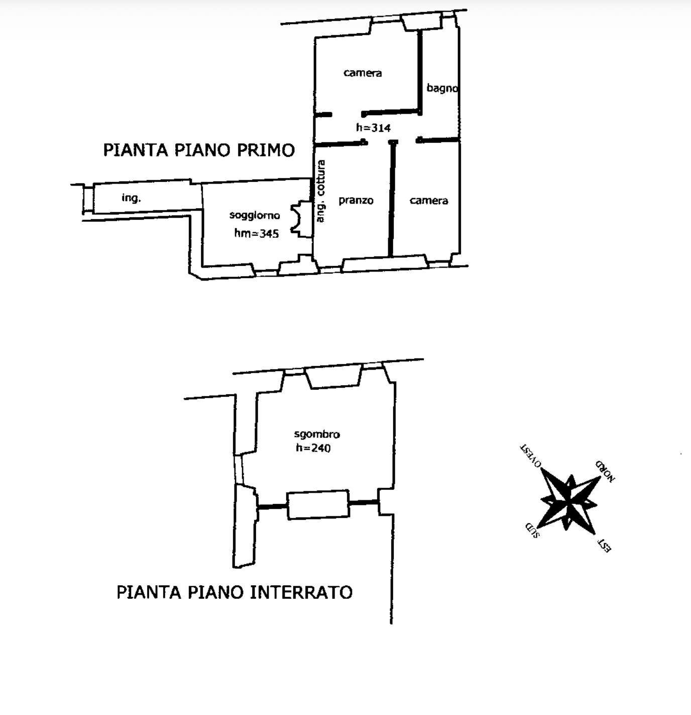 Foto 13 - Appartamento Via Farini, Orbetello - planimetria 1