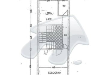 Planimetria - Two-room apartment via Tre Re, Modena (neighborhood Centro Storico) - photo 15