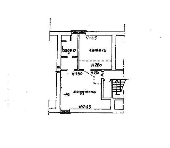 Bilocale via Mulinetti di Pegli, Genova (zona Pegli) - planimetria 1