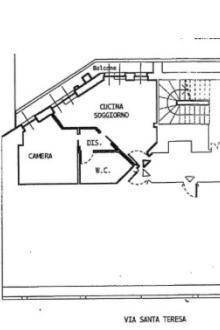 Bilocale via Santa Teresa, 26, Torino (zona Centro) - planimetria 1