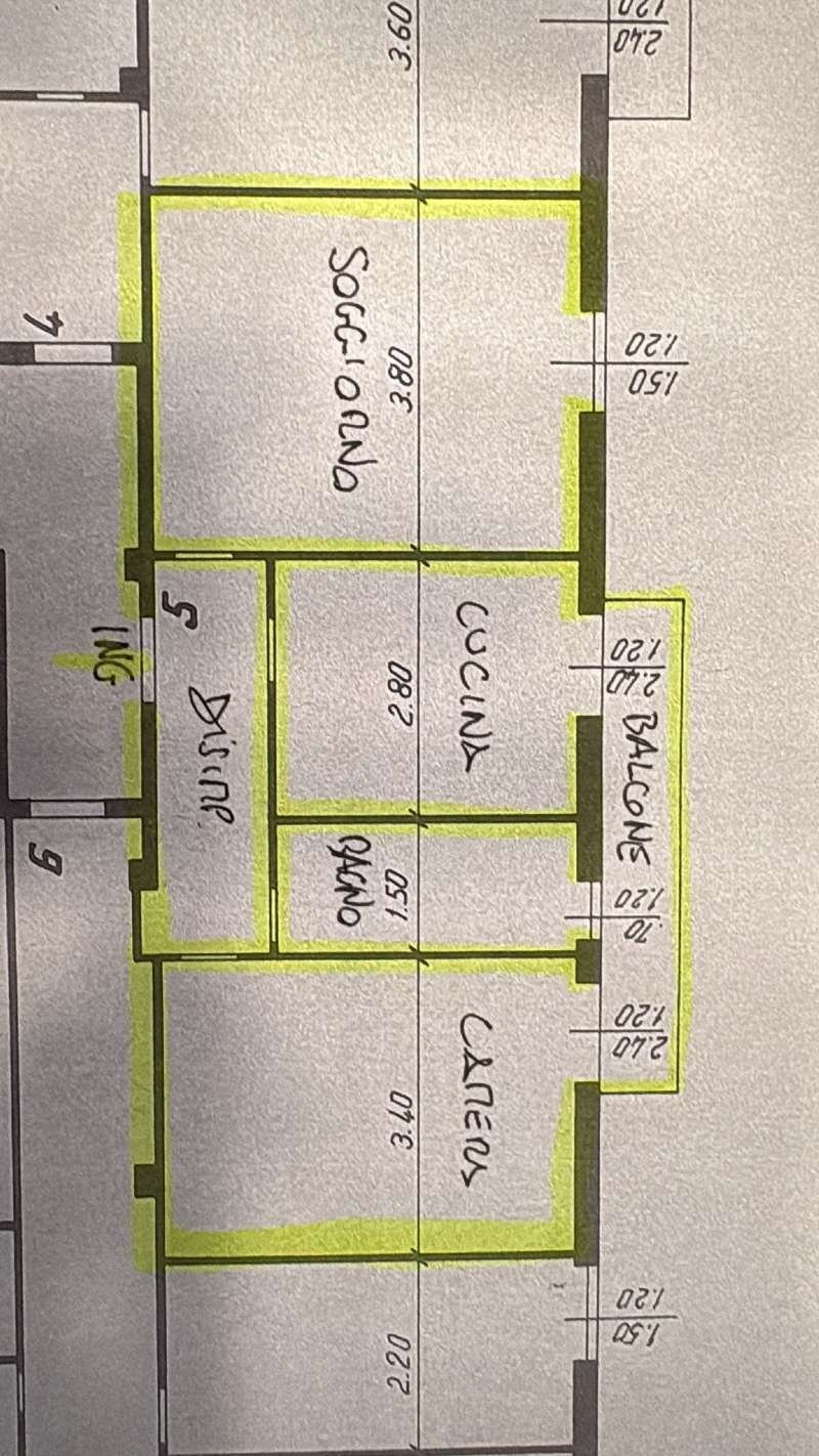 whatsapp image 2026-04-13 at 11.40.00 (2) - Appartamento via 2 Giugno, 4, Corsico - planimetria 1