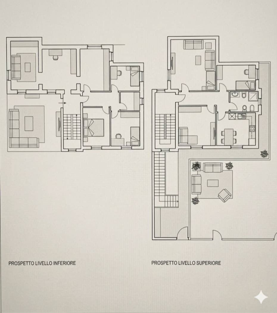 Independent house contrada Luppinati, Ardore - floor plans 1