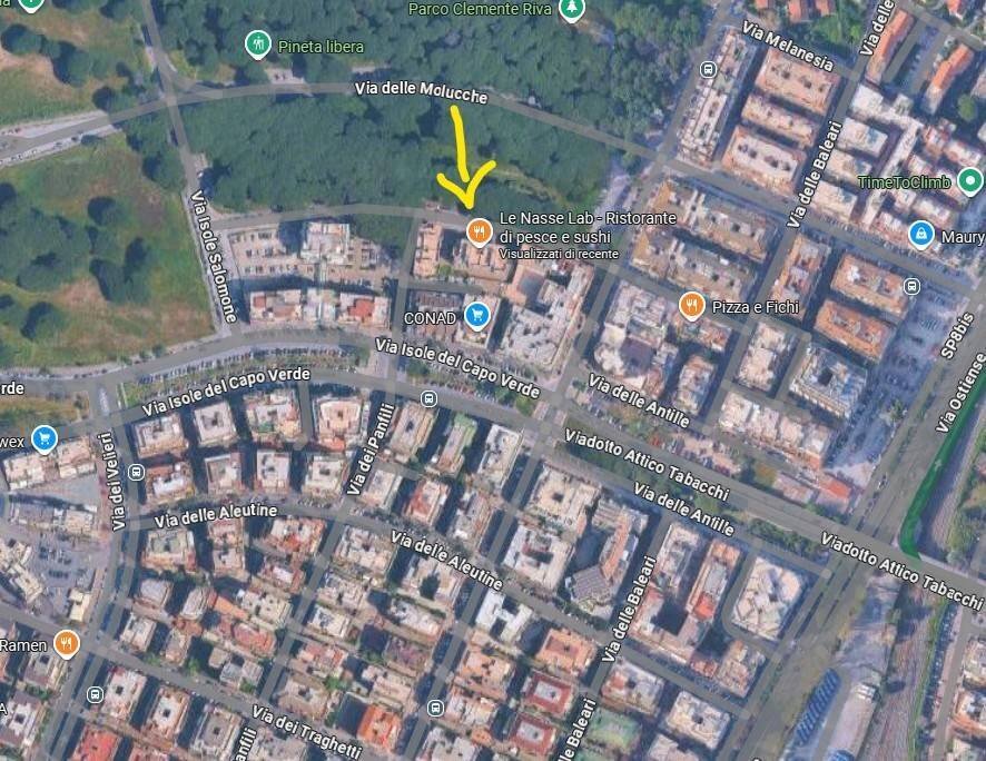 Mappa - Ristorante via Isole Samoa, Roma (zona Lido di Ostia) - foto 3
