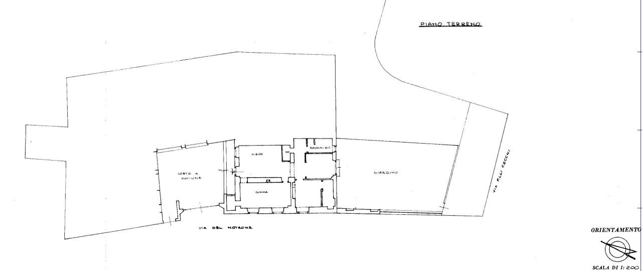 PLN_236899898_1.jpg - Porzione di casa Via Palagio degli Spini, Firenze - planimetria 1