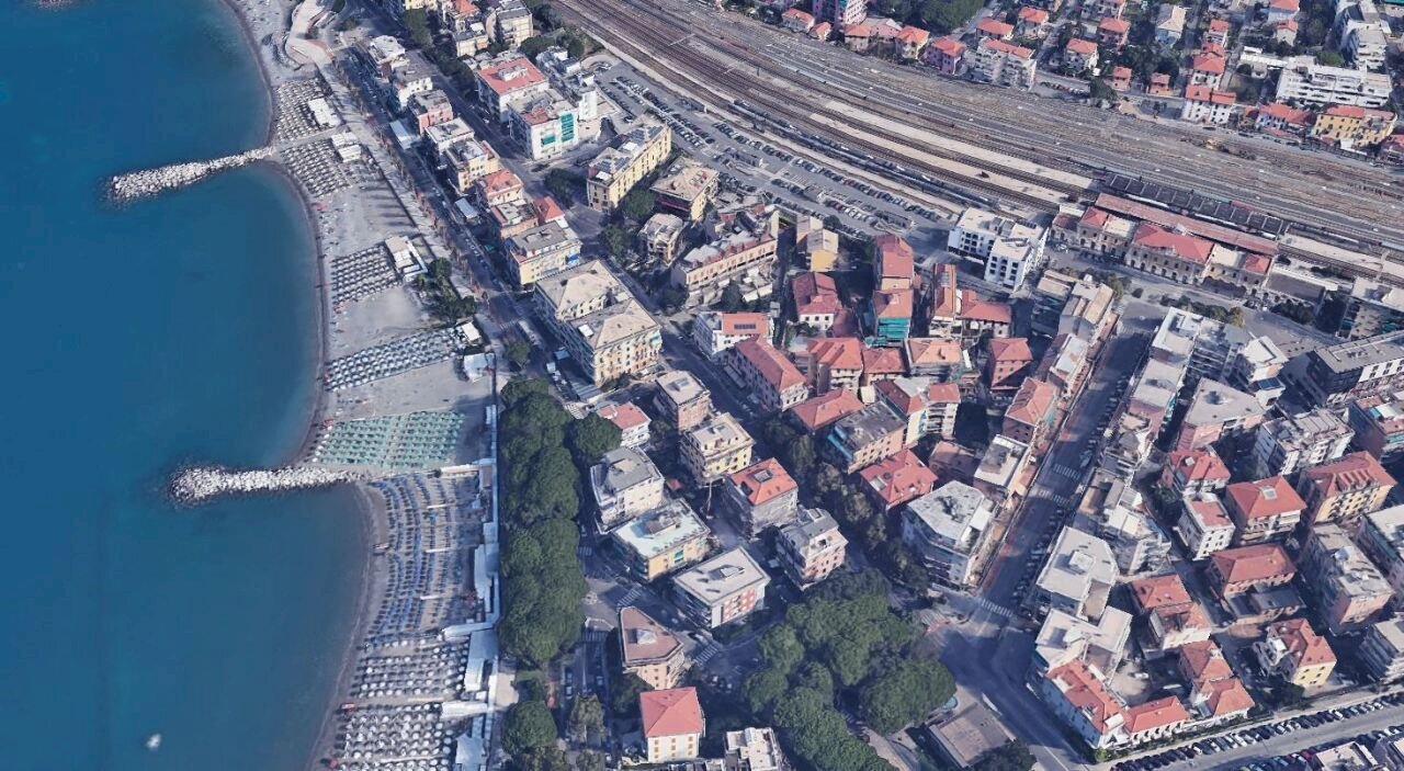 Piazza Stazione-Via Olive-Viale Roma.JPG - Appartamento Piazza della Stazione, Sestri Levante - foto 1