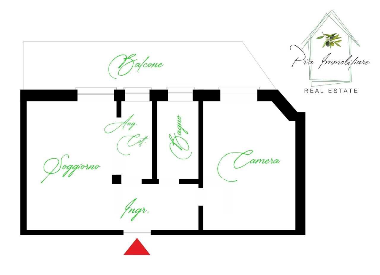 PLANIMETRIA.jpg - Bilocale Corso Giacomo Matteotti 26, Rapallo - planimetria 1