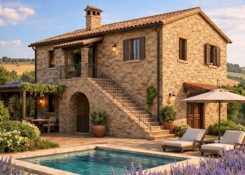 Casa di campagna con piscina e lavanda.png - Rustico Via Casone, Montefano - foto 9